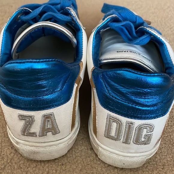 Zadig and Voltaire size 38 sneakers. Slight wear and skuff marks. - Picture 3 of 5